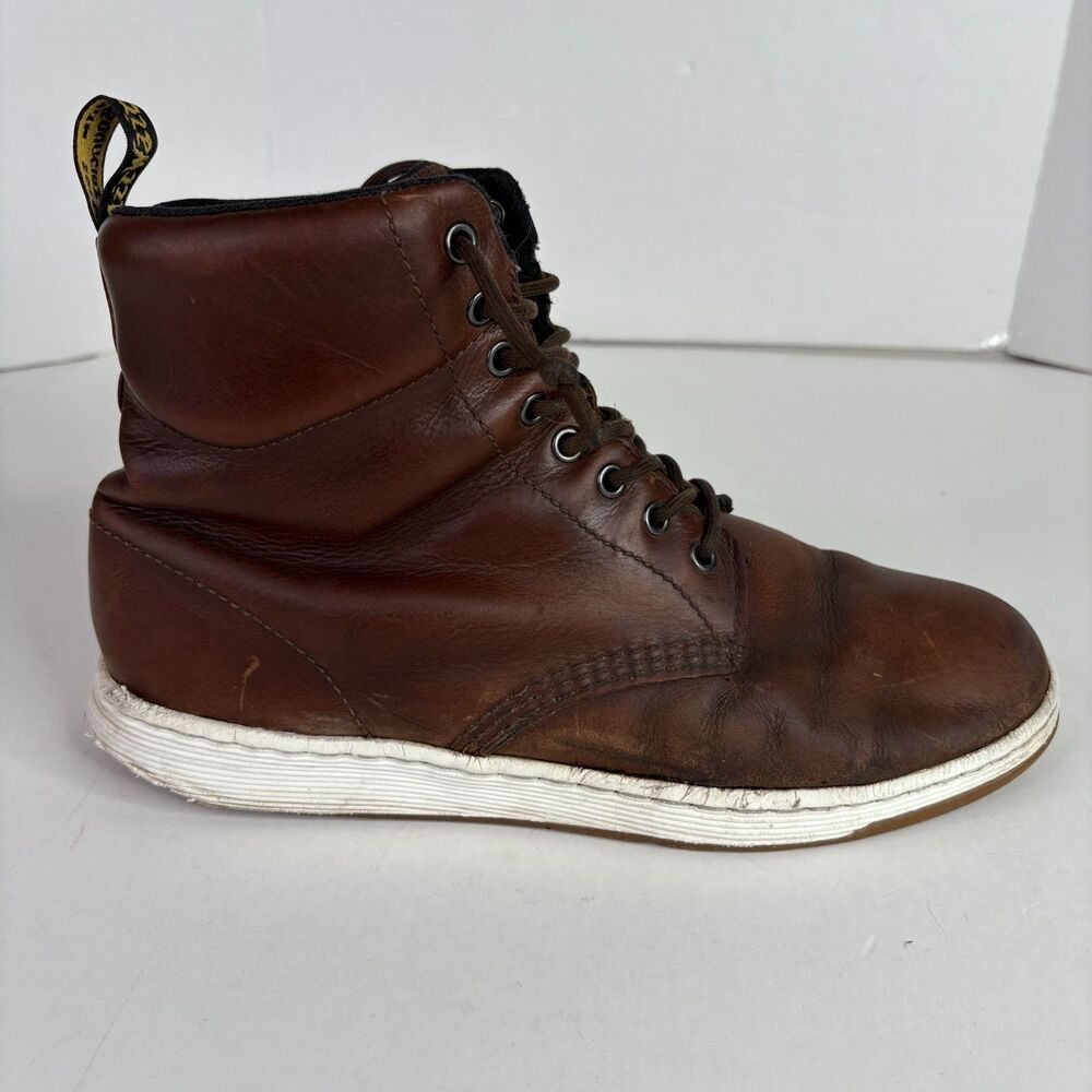 Dr. Martens Rigal Boots Mens Size 12, Brown, High Top Shoes, AW004, Doc, Worn